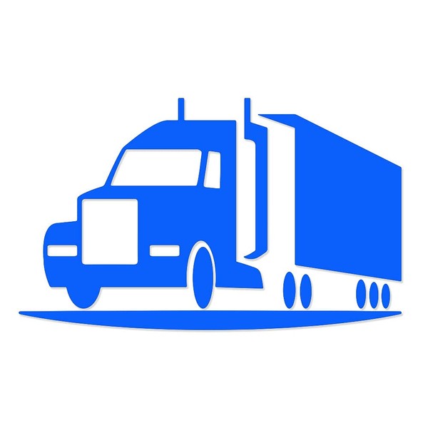 Semi Truck Vinyl Decal for Car Truck Glass Window Laptop
