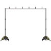 Forlogic Backdrop Stand 10x7.5ft(WxH), Heavy Duty Adjustable Photo Back Drop