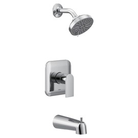 Moen UT2473EP Genta LX M-CORE 2-Series 1-Handle Tub and Shower Trim Kit, Valve Required, Chrome