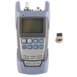 Optical Power Meter 650nm 7 Wavelength High Accuracy Fiber Optic Cable Light Tester for Fault Detection 1MW