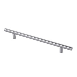Gedotec LUNA Furniture Handle Stainless Steel Railing Handle Diameter 12 mm Cabinet Handle BA 320 mm Matt Brushed Stainless Steel Kitchen Handle for Cabinet Doors and Drawers 1 Piece Round Rod Handle