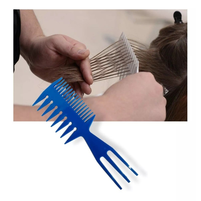 Globusman 2 Peine Barbero Profesional 3 Caras Colores