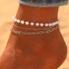 Sora Tuki Silver Ankle Bracelets for Women Silver Anklets for