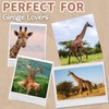 Huglanket Giraffe Gifts for Giraffe Lovers, Wearable Flannel Giraffe Blanket