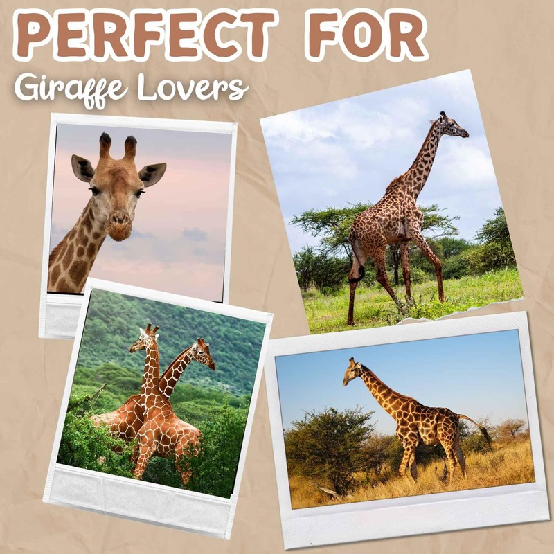 Huglanket Giraffe Gifts for Giraffe Lovers, Wearable Flannel Giraffe Blanket
