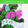 Godzilla Little Boys Matching Family T-Shirt Green/Purple 7-8