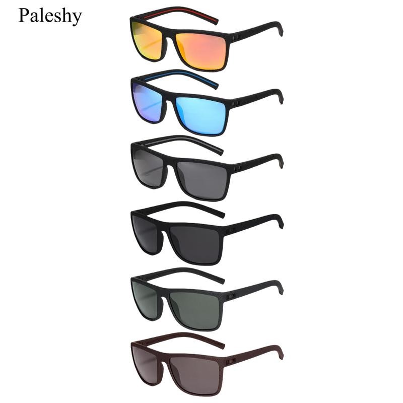Paleshy Unisex Rectangle FrameSunglasses -Simple Trendy Designfor Everyday and Outdoor