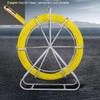 INTBUYING Fish Tape Fiberglass 425FT 6MM Duct Rodder with Brake