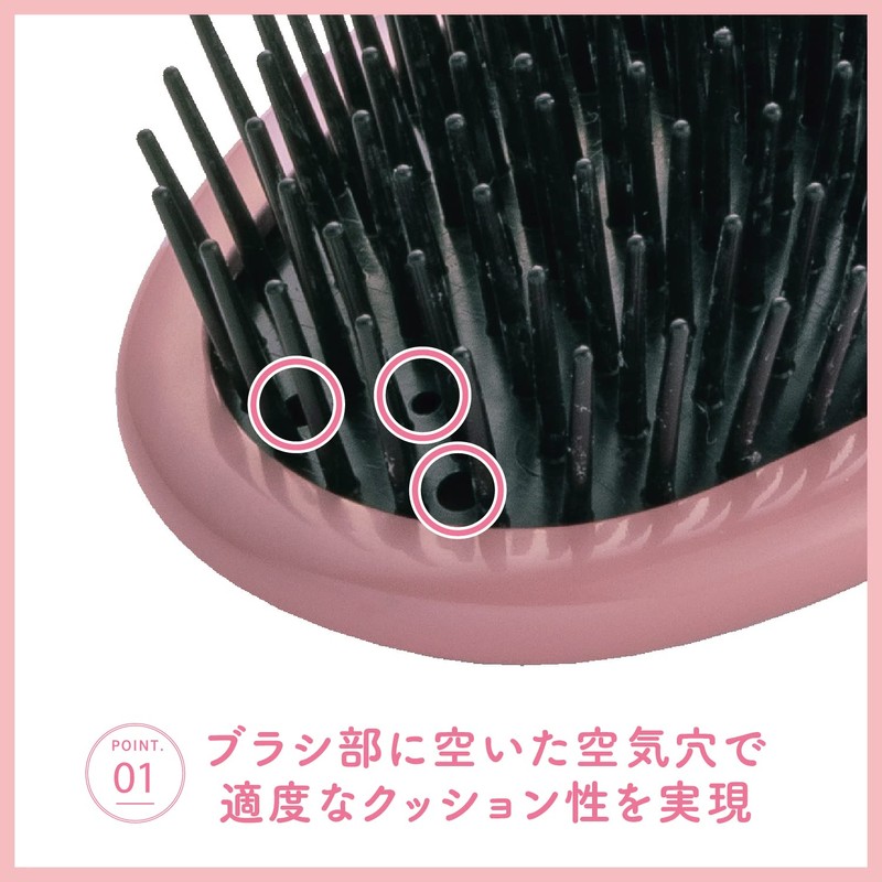 Kai Corporation Poly Hair Brush Large Comfort Brush for Hair