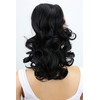 PRETTYSHOP 12" Hairpiece Braid Ponytail Extension Voluminous Wavy Black PH1a