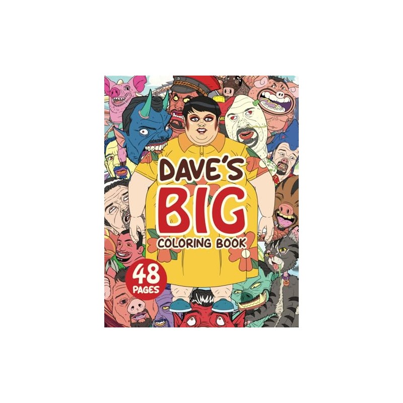 Dave's BIG Coloring Book
