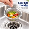 Stainless Steel Kitchen Sink Strainer Basket for Food Scraps –