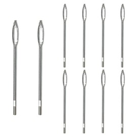 ZIMISI Car Tire Repair Tool, 4.33'' Flat Metal Split Eye Needles, T-Handle Car Tire Plug Kit, Heavy Duty Tire Puncture Spikes, Tire Patch Repair Tool for Cars, Motorcycles, Trucks (10PCS)