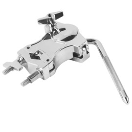 Professional Drum Clamp, Zinc Alloy Drum Set Extension Clip Cowbell Holder Drum Stand Extension Clip Connecting Bracket Clamp