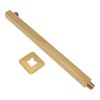 Wall Mounted Shower Arm Stainless Steel Quadrate Shower Head Extension