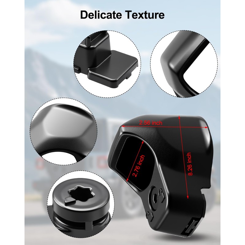 HUFEWU Backup Camera Bezel with Wrench Fit for Jeep Wrangler