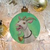 GRAPHICS & MORE Screaming Goat Wood Christmas Tree Holiday Ornament