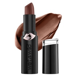 Wet n Wild Mega Last Matte Lip Color – Tono Mochalicious – Labial Marrón Intenso de Acabado Mate, Alta Pigmentación y Larga Duración, Textura Cremosa e Hidratante, Cruelty Free