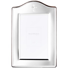 Reed & Barton Abbey Cross Silverplate 4" X 6" Frame, 1.05 LB, Metallic