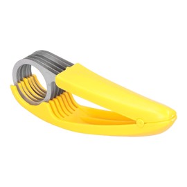 Diydeg Cortador de Plátano, Acero Inoxidable, ABS + Acero Inoxidable, Adecuado para Ancianos y Niños, Cortador de Salchichas, para Cocina