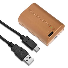 Green Extreme 2 Pack LP-E6NH Battery and Compact Smart Charger Kit (7.2V 2400mAh)