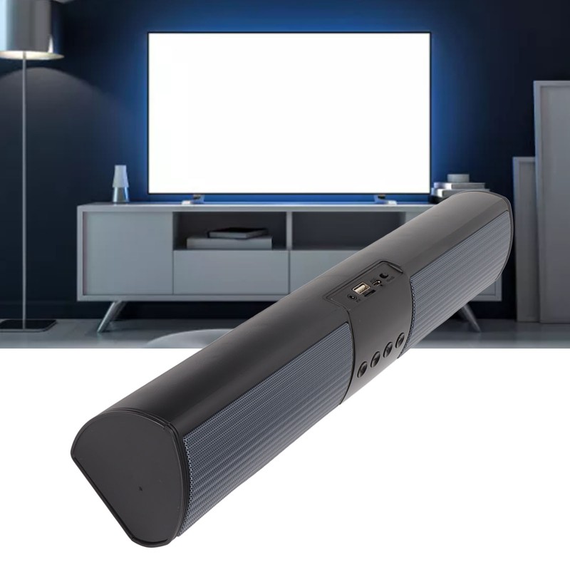 Bluetooth Speaker Stereo Memory Card AUX USB Input Desktop Bar