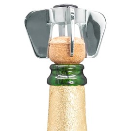 VB VIN BOUQUET FID 1539 - Apriscatole per champagne e cava, cromato, presa sicura e apertura senza sforzo, design compatto e resistente