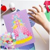 Angoily 5 Sets Creative DIY Puncture Painting Kit Banquet Dress