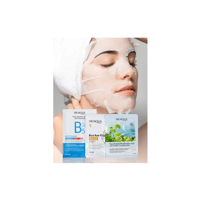 Mascarillas Coreanas Hidratantes Premium Mix 100 Pz Mayoreo Tipo De