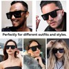 ENSARJOE 100-Pack Wholesale Square Sunglasses - Black Frame/Gray Lenses |