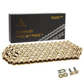 HILAKE 420 Motorcycle Chain 132 Links Non O-Ring with Connecting Master Link Heavy Duty Drive Chain for Motorcycle Bicycle Go Kart Mini Trail Bike