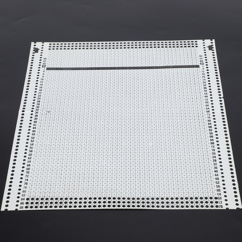 50Pcs Knitting Machine Blank Card Pre Punched Professional Spare Parts