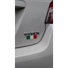 Cupeez Magnetic Italian Flag Auto Accessory Italy Emblem Made in