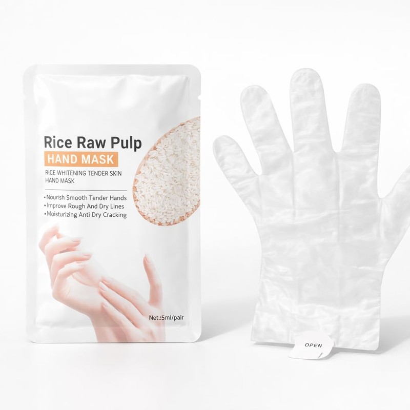 Mascarilla para Manos de Arroz Hidratante – Pack 2 Pares