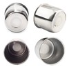 GTownWorks Stainless Steel Center Caps 4.25 inch Push Through for