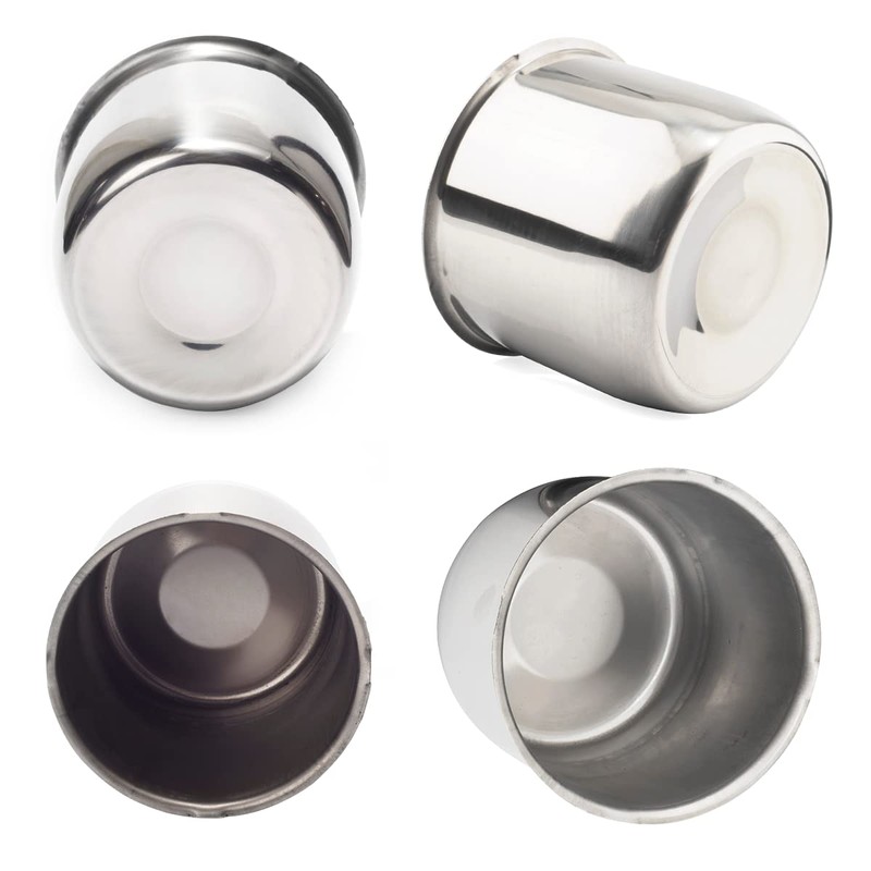 GTownWorks Stainless Steel Center Caps 4.25 inch Push Through for