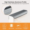 MOROBOR Finger Edge Pull, 8pcs Concealed Handle Modern Style Drawer