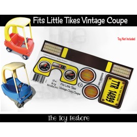 Toy Restore Replacement Decals Fits Little Tikes Original VTG 80s 90s Cozy Coupe Car
