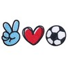 pipomama 3 PCS I Love Sport Iron On Patches for