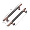 khtumeware 10 Pack 8 Inch(203mm) Drawer Handles Knurled Brushed Antique
