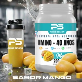 Aminoácidos Bcaas Glutamina Prime Senior 1kg Varios Sabores                                                                                           