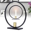 Simple Round Candle Holder Wrought Iron Home Candlestick for Dinner
