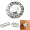 10pcs Clear Diamond Crystal Glass Wardrobe Knob Cupboard Drawer Door