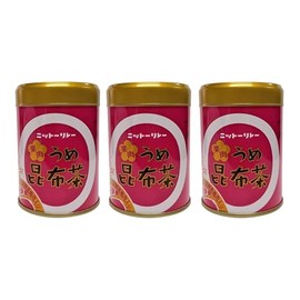 Nitto Foods Industry Fruit Plum Kelp Tea, 2.1 oz (60 g) x 3