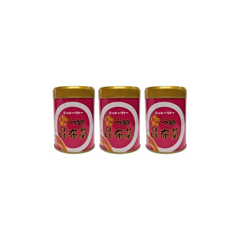 Nitto Foods Industry Fruit Plum Kelp Tea, 2.1 oz (60