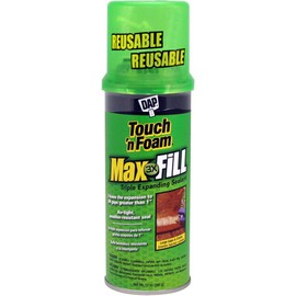 DAP Touch ‘n Foam Max Fill Maximum Expanding Foam Sealant, Off White, 12 Oz (7565000043)
