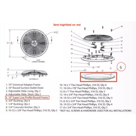 Aquastar 10" Retrofit mud frame