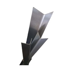304 Stainless Steel Corner Guard Angle 1"x1"x72" - 0600123