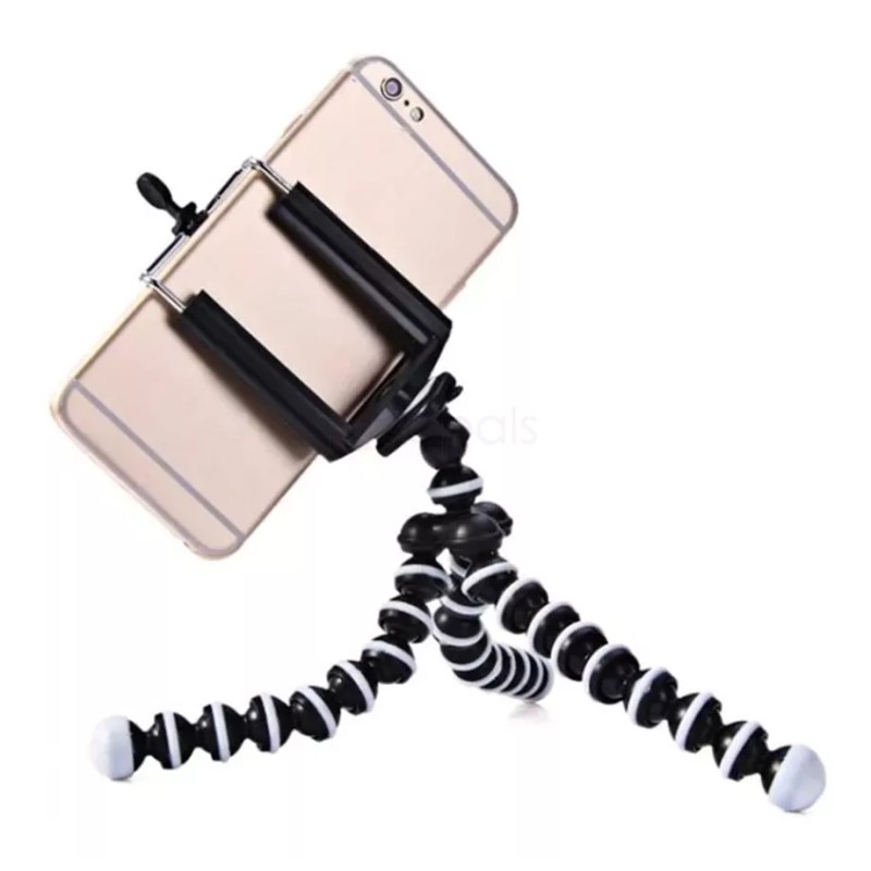 TechMel Holder Flexible Tripie Octopus Con Clip Para Celular Camara
