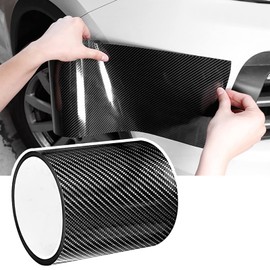 Universal Car Door Edge Guard Door Sill Protector, Automotive Anti-Collision Strip for Car Door Edge/Front and Rear Bumper/Door Sill Protector, Fits for Most Car, Black (4In x 33Ft)